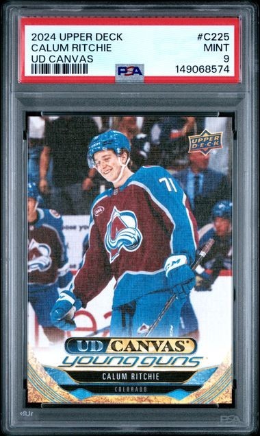 2024-25 Upper Deck Upper Deck #C-225 Calum Ritchie PSA 9 Graded trading card