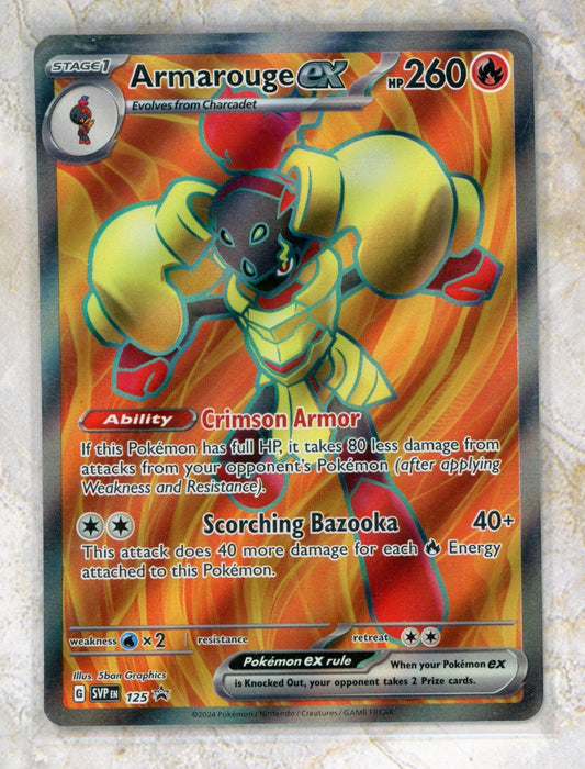 2023 Pokemon SVI EN-Scarlet & Violet #125 Armarouge Ex Raw trading card