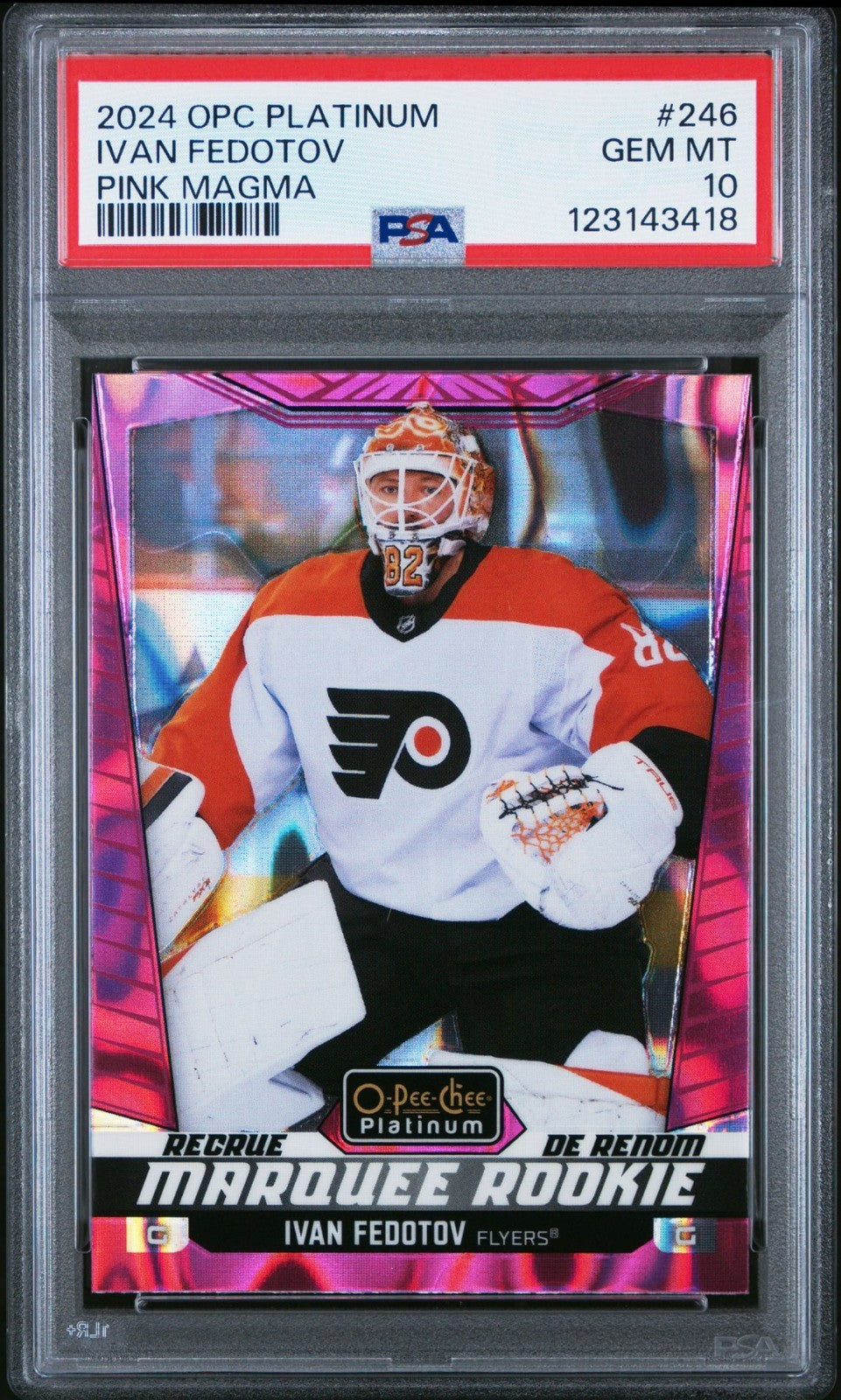 2024-25 O-Pee-Chee O-Pee-Chee #246 Ivan Fedotov PSA 10 Graded trading card