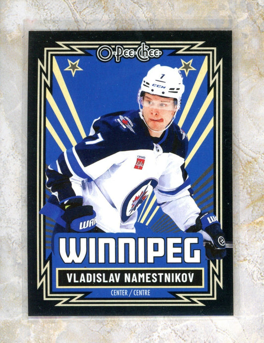 2025-26 O-Pee-Chee O-Pee-Chee #450 Vladislav Namestnikov Winnipeg Jets 100 Raw trading card