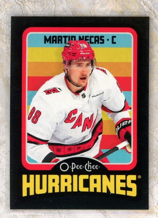 2024-25 O-Pee-Chee O-Pee-Chee #485 Martin Necas 100 Raw trading card