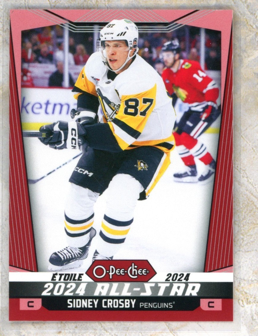 2024-25 O-Pee-Chee O-Pee-Chee #528 Sidney Crosby Raw trading card