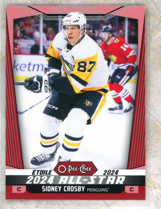 2024-25 O-Pee-Chee O-Pee-Chee #528 Sidney Crosby Raw trading card