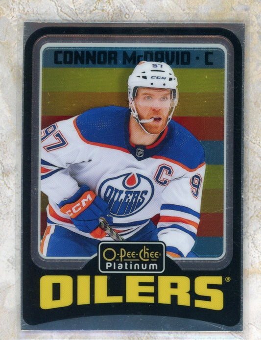 2024-25 O-Pee-Chee Platinum O-Pee-Chee Platinum #R13 Connor McDavid Raw trading card