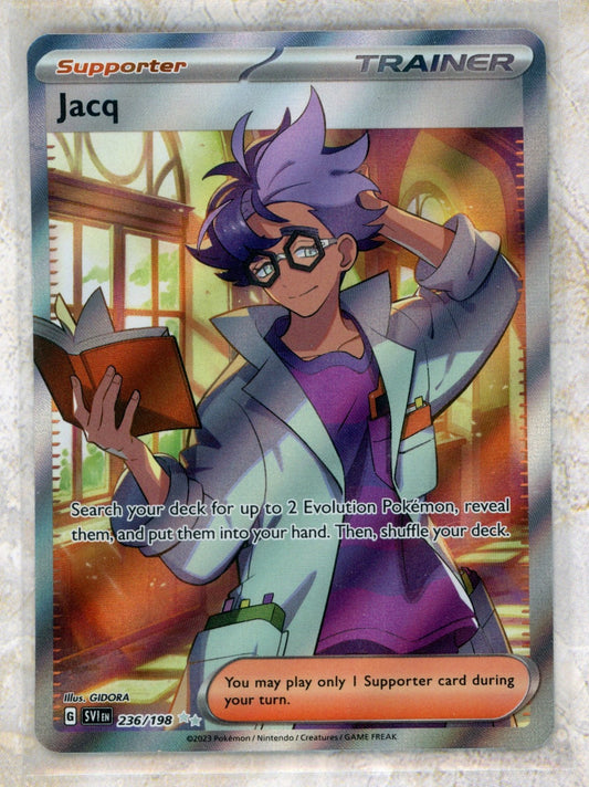 2023 Pokemon SVI EN-Scarlet & Violet #236 Jacq UR Raw trading card