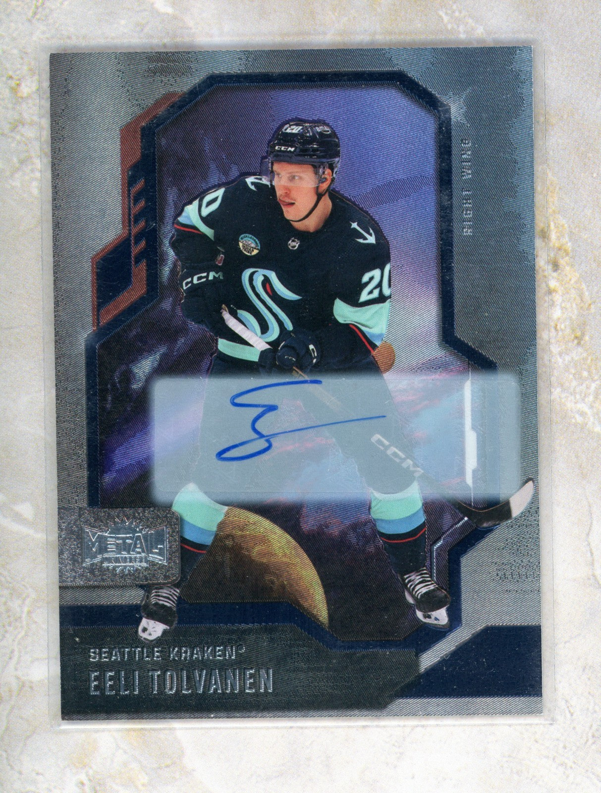 2024-25 Metal Universe Metal Universe #99 Eeli Tolvanen Raw trading card