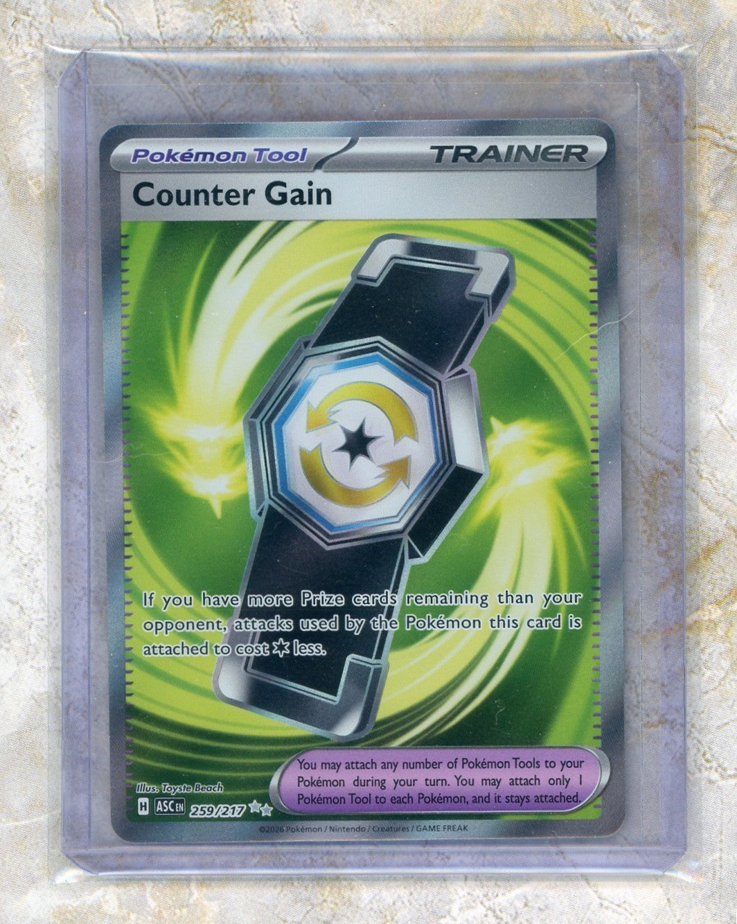 2026 Pokemon ASC EN-Ascended Heroes #259 Counter Gain UR Raw trading card