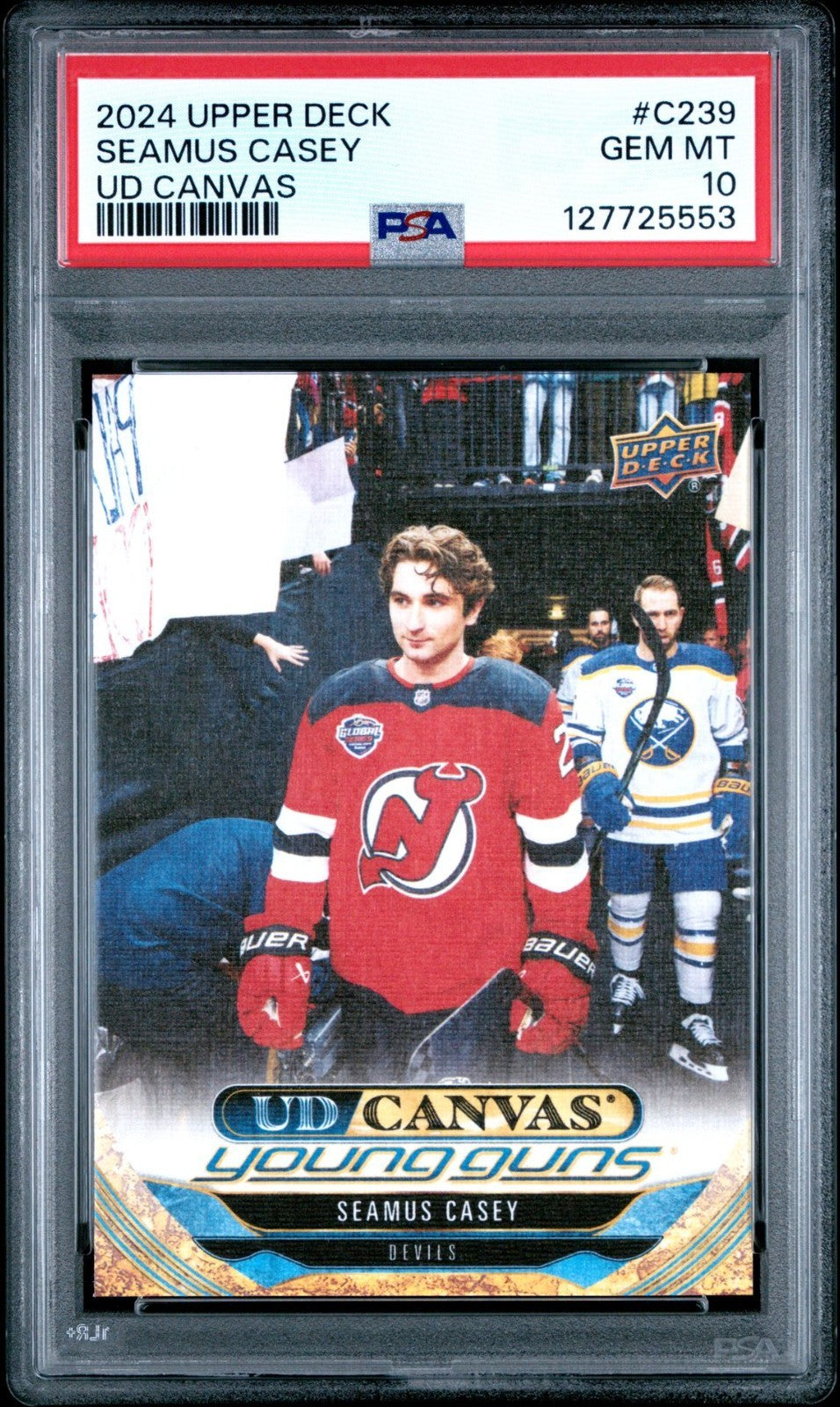 2024-25 Upper Deck Upper Deck #C239 Seamus Casey PSA 10 Graded trading card