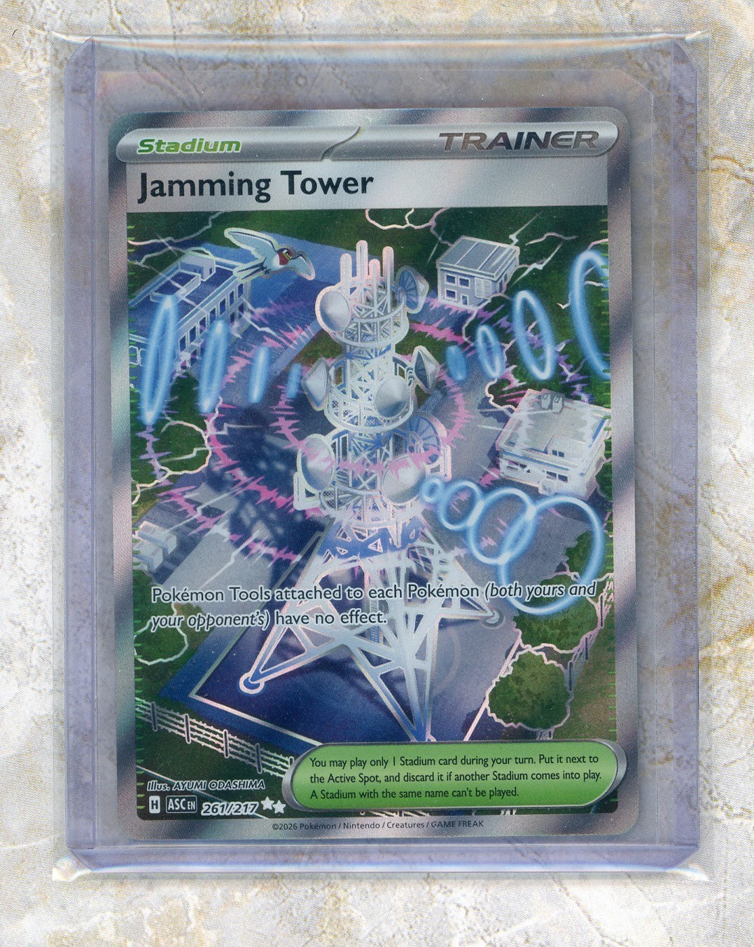 2026 Pokemon ASC EN-Ascended Heroes #261 Jamming Tower UR Raw trading card