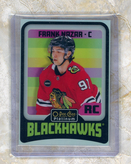 2024-25 O-Pee-Chee Platinum O-Pee-Chee Platinum #R89 Frank Nazar Raw trading card