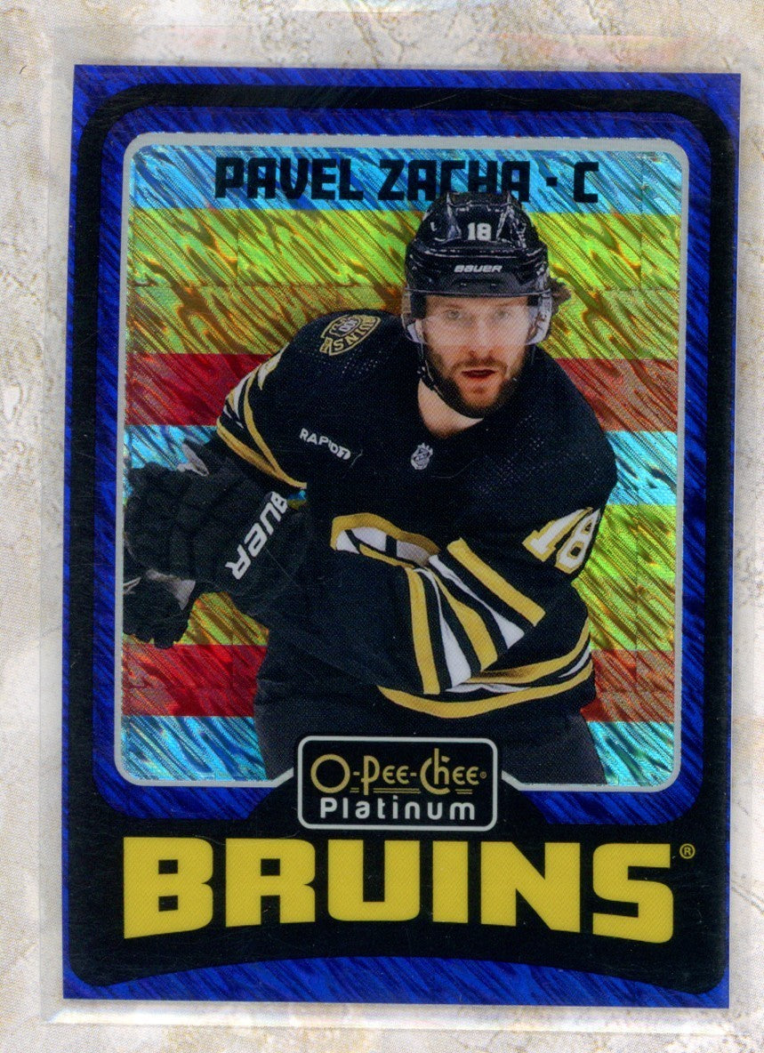 2024-25 O-Pee-Chee O-Pee-Chee Platinum #R7 Pavel Zacha 100 Raw trading card