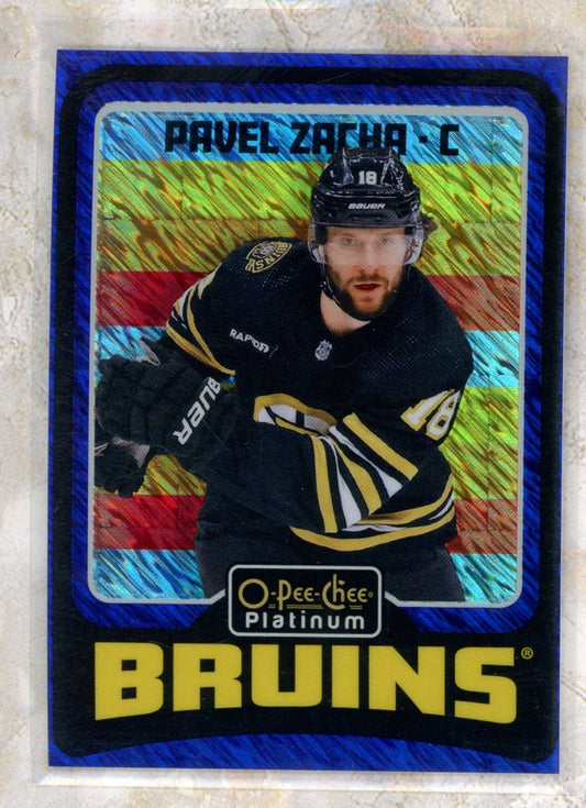 2024-25 O-Pee-Chee O-Pee-Chee Platinum #R7 Pavel Zacha 100 Raw trading card