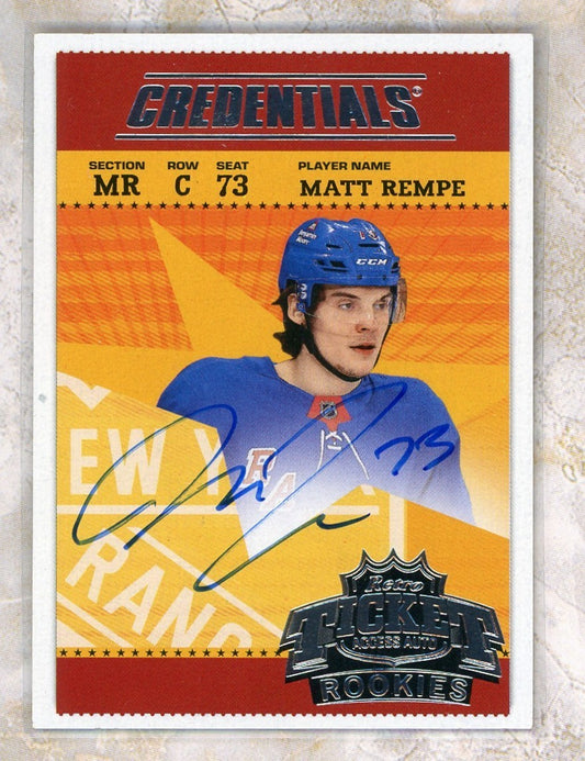 2024-25 Upper Deck Upper Deck #RTAR-MR Rempe Raw trading card