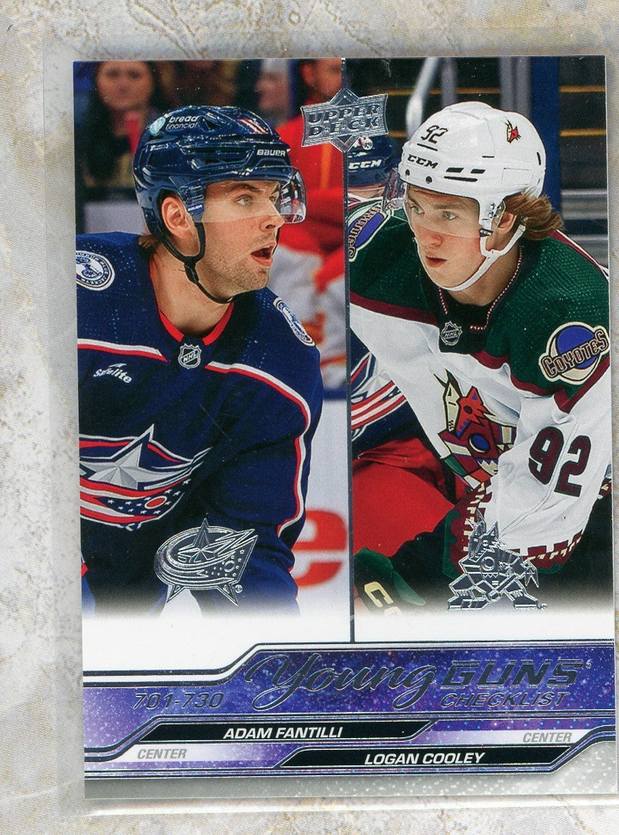 2023-24 Upper Deck Upper Deck #730 Adam Fantilli Raw trading card
