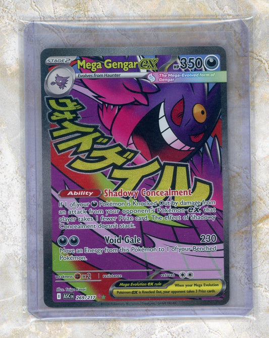 2026 Pokemon ASC EN-Ascended Heroes #269 Mega Gengar Ex Ma Mega Attack Raw trading card