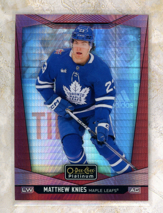 2024-25 O-Pee-Chee Platinum O-Pee-Chee Platinum #70 Matthew Knies 199 Raw trading card