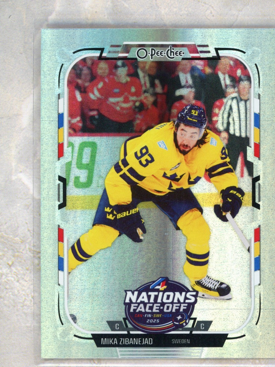 2025-26 O-Pee-Chee O-Pee-Chee #536 Mika Zibanejad 350 Raw trading card