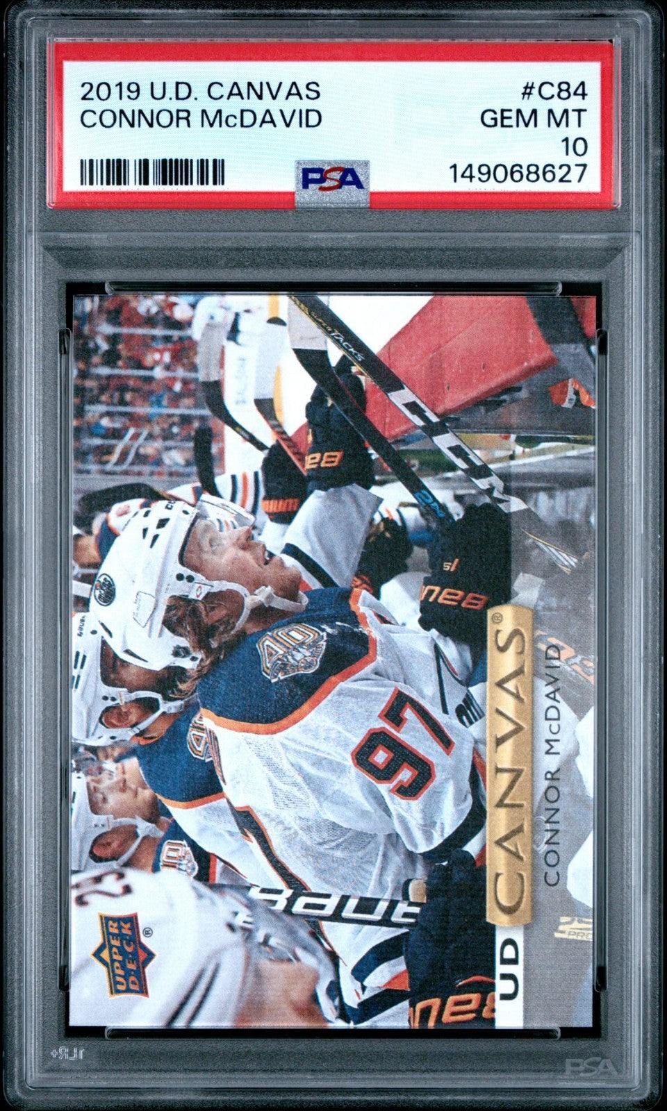 2019-20 Upper Deck Upper Deck #C-84 Connor McDavid PSA 10 Graded trading card
