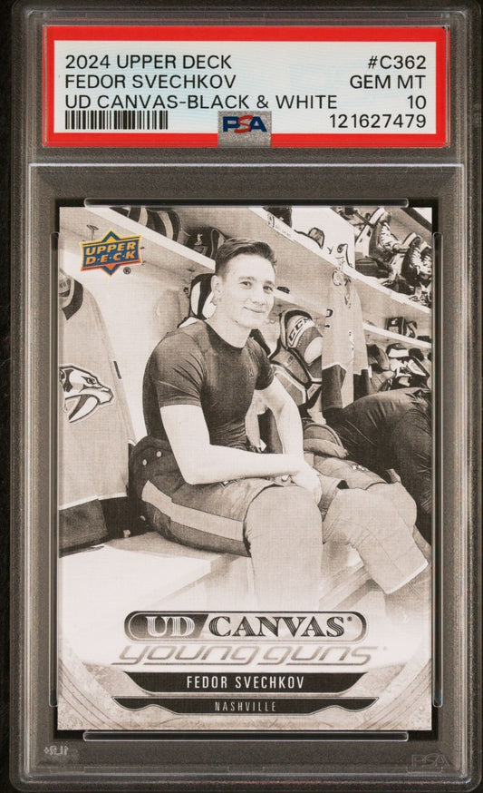 2024-25 Upper Deck Upper Deck #C362 Fedor Svechkov PSA 10 Graded trading card