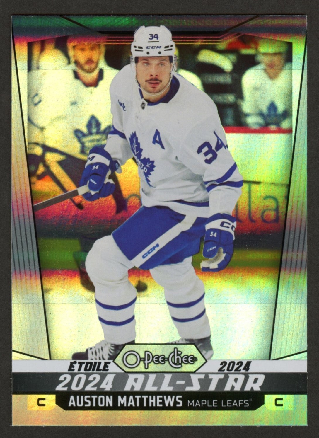 2024-25 O-Pee-Chee O-Pee-Chee Auston Matthews 350 Raw trading card