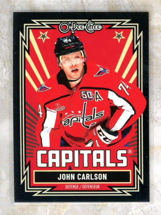 2025-26 O-Pee-Chee O-Pee-Chee #150 John Carlson Washington Capitals 100 Raw trading card