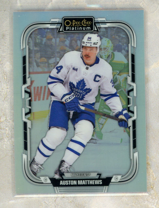 2025-26 O-Pee-Chee Platinum O-Pee-Chee Platinum #P2 Auston Matthews Raw trading card