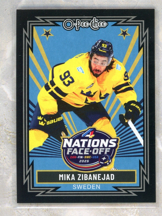 2025-26 O-Pee-Chee O-Pee-Chee #536 Mika Zibanejad 100 Raw trading card