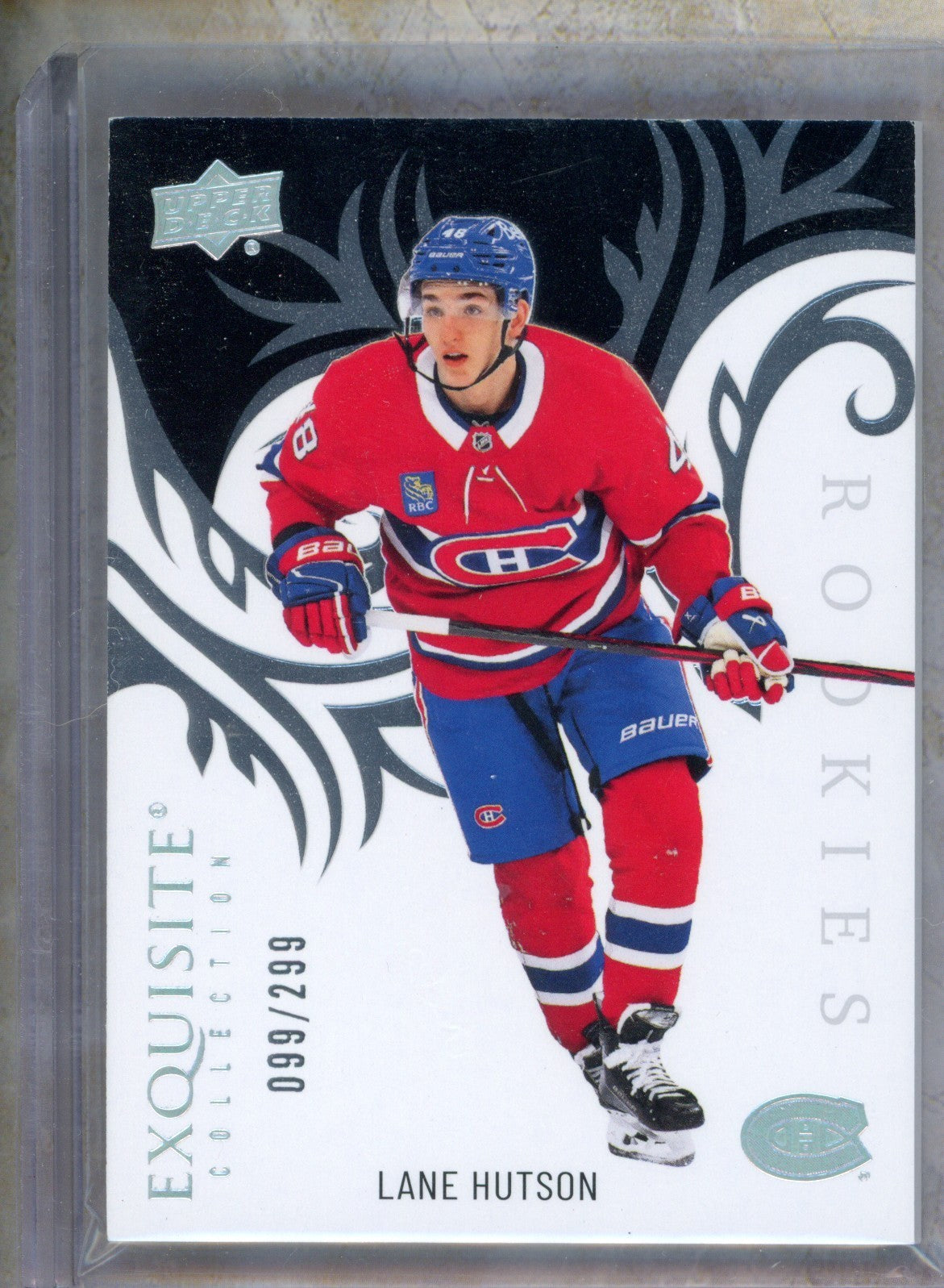 2024-25 Upper Deck Ice Upper Deck Ice #R37 Lane Hutson 299 Raw trading card