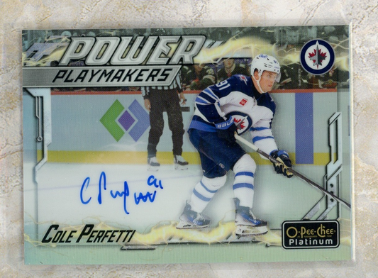 2024-25 O-Pee-Chee Platinum O-Pee-Chee Platinum #PM-8 Cole Perfetti Raw trading card