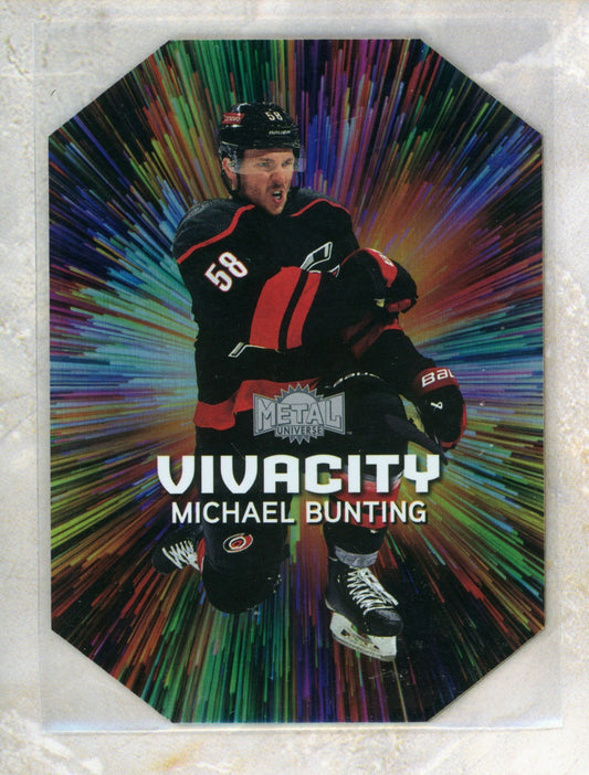2023-24 Metal Universe Metal Universe #15VC Michael Bunting Raw trading card