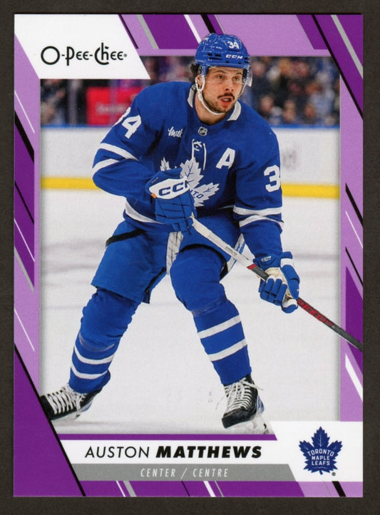 2023-24 O-Pee-Chee O-Pee-Chee #101 Auston Matthews 49 Raw trading card