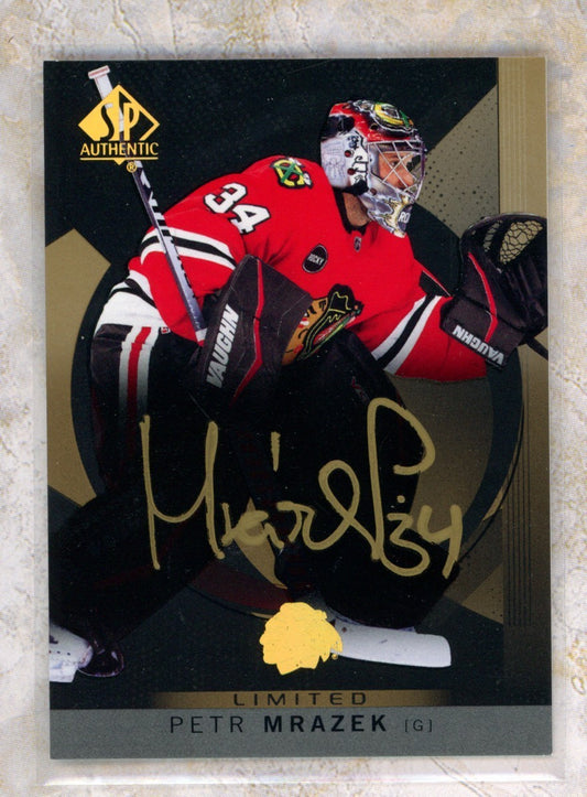 2024-25 Sp Authentic SP Authentic #48 Petr Mrazek Auto Raw trading card