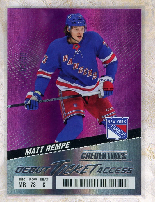 2024-25 Upper Deck Upper Deck #128 Matt Rempe Raw trading card
