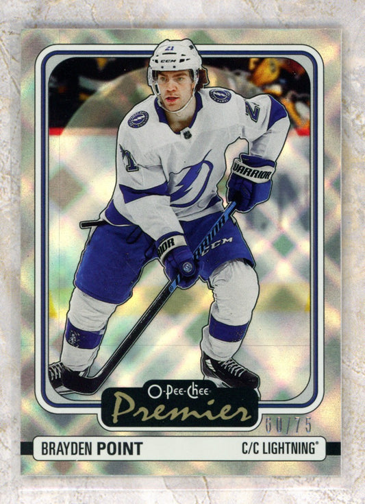2024-25 O-Pee-Chee O-Pee-Chee #P30 Brayden Point 75 Raw trading card