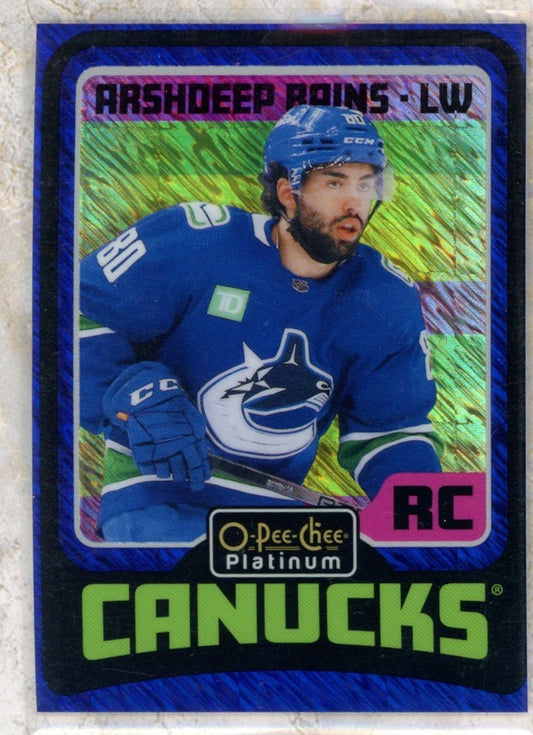 2024-25 O-Pee-Chee O-Pee-Chee Platinum #R83 Arshdeep Bains 100 Raw trading card