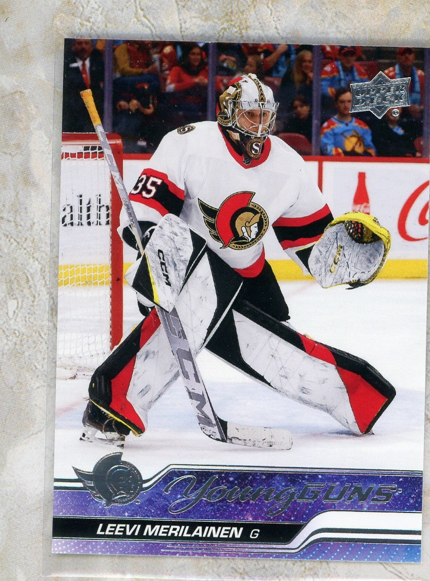 2023-24 Upper Deck Upper Deck #247 Leevi Merilainen Raw trading card