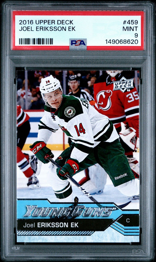 2016-17 Upper Deck Upper Deck #459 Joel Eriksson Ek PSA 9 Graded trading card