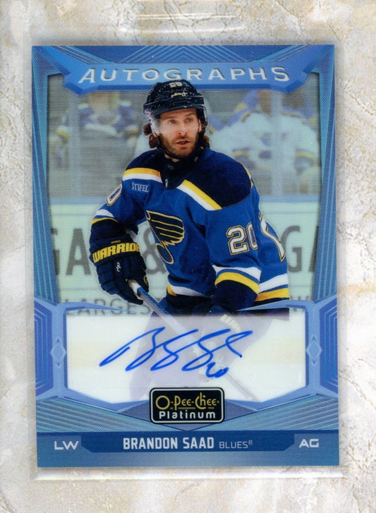 2024-25 O-Pee-Chee Platinum O-Pee-Chee Platinum #BABS Brandon Saad Raw trading card