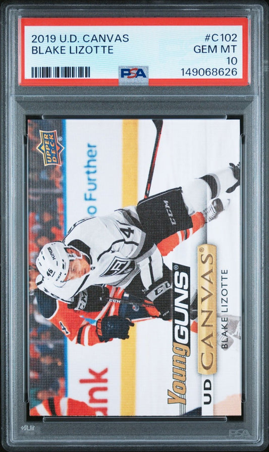 2019-20 Upper Deck Upper Deck #C102 Blake Lizotte PSA 10 Graded trading card