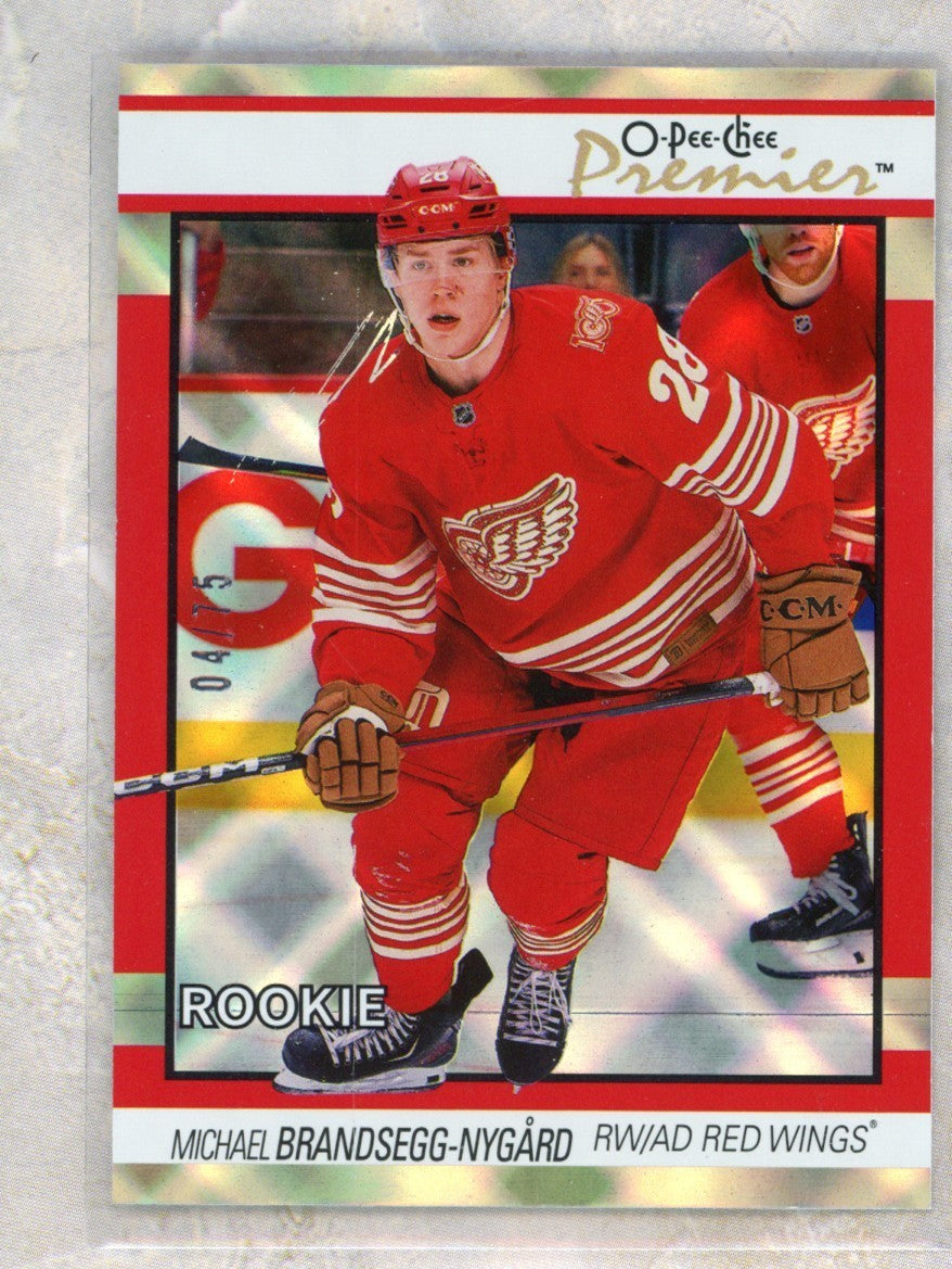 2025-26 O-Pee-Chee O-Pee-Chee #P98 Michael Brandsegg-Nygard 75 Raw trading card