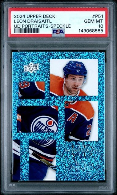 2024-25 Upper Deck Upper Deck #P-51 Leon Draisaitl PSA 10 Graded trading card