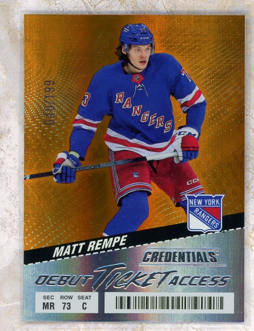 2024-25 Upper Deck Upper Deck #128 Matt Rempe 199 Raw trading card