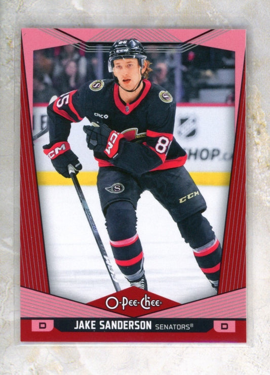 2024-25 O-Pee-Chee O-Pee-Chee #372 Jake Sanderson Raw trading card