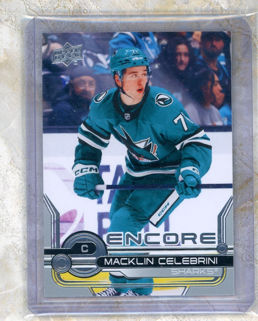 2024-25 Upper Deck Upper Deck #E-8 Macklin Celebrini Raw trading card