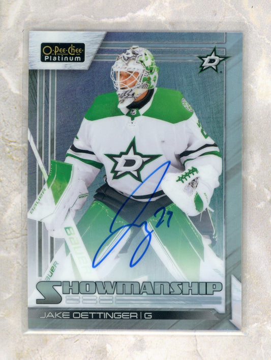 2023-24 O-Pee-Chee Platinum O-Pee-Chee Platinum #S22 Jake Oettinger Raw trading card