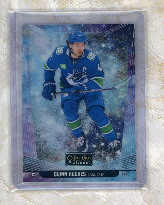 2024-25 O-Pee-Chee Platinum O-Pee-Chee Platinum #175 Quinn Hughes 65 Raw trading card