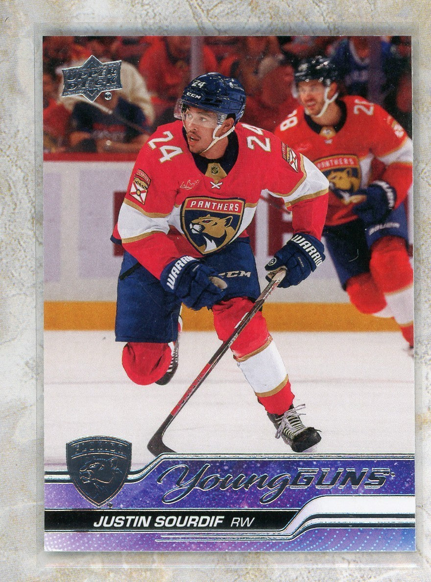 2023-24 Upper Deck Upper Deck #471 Justin Sourdif Raw trading card