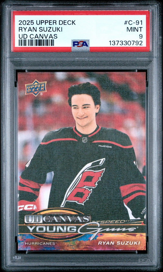 2025-26 Upper Deck Upper Deck #C91 Ryan Suzuki PSA 9 Graded trading card