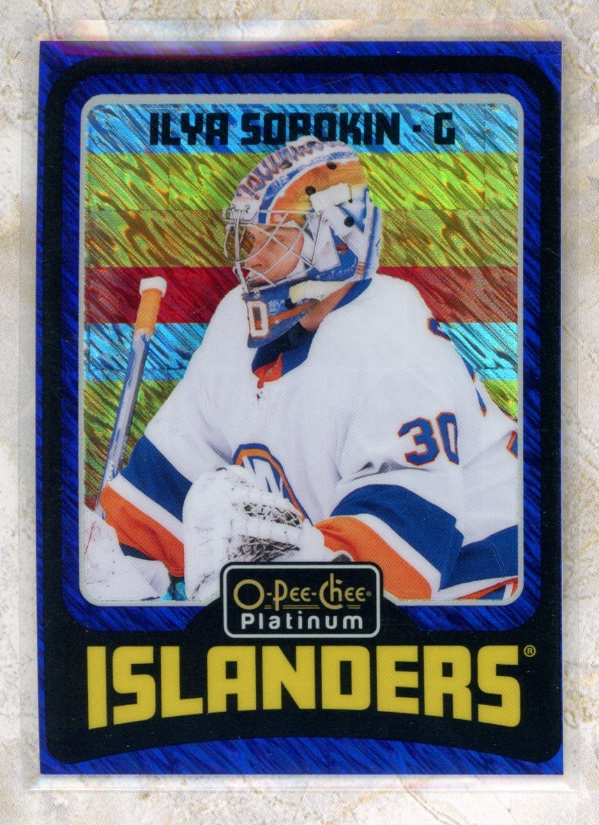 2024-25 O-Pee-Chee O-Pee-Chee Platinum #R50 Ilya Sorokin 100 Raw trading card
