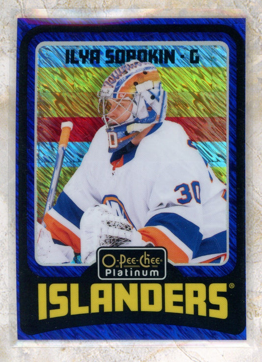 2024-25 O-Pee-Chee O-Pee-Chee Platinum #R50 Ilya Sorokin 100 Raw trading card